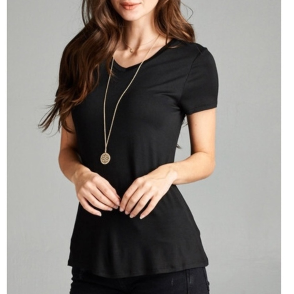 Classic Soft V-neck Tee - Picture 3 of 3